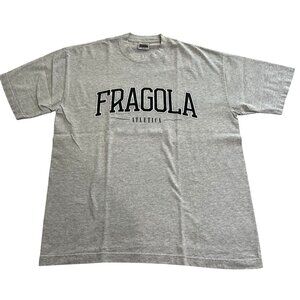 Strawberry x Fragola Atletica Short Sleeve T-Shirt in Grey with green print